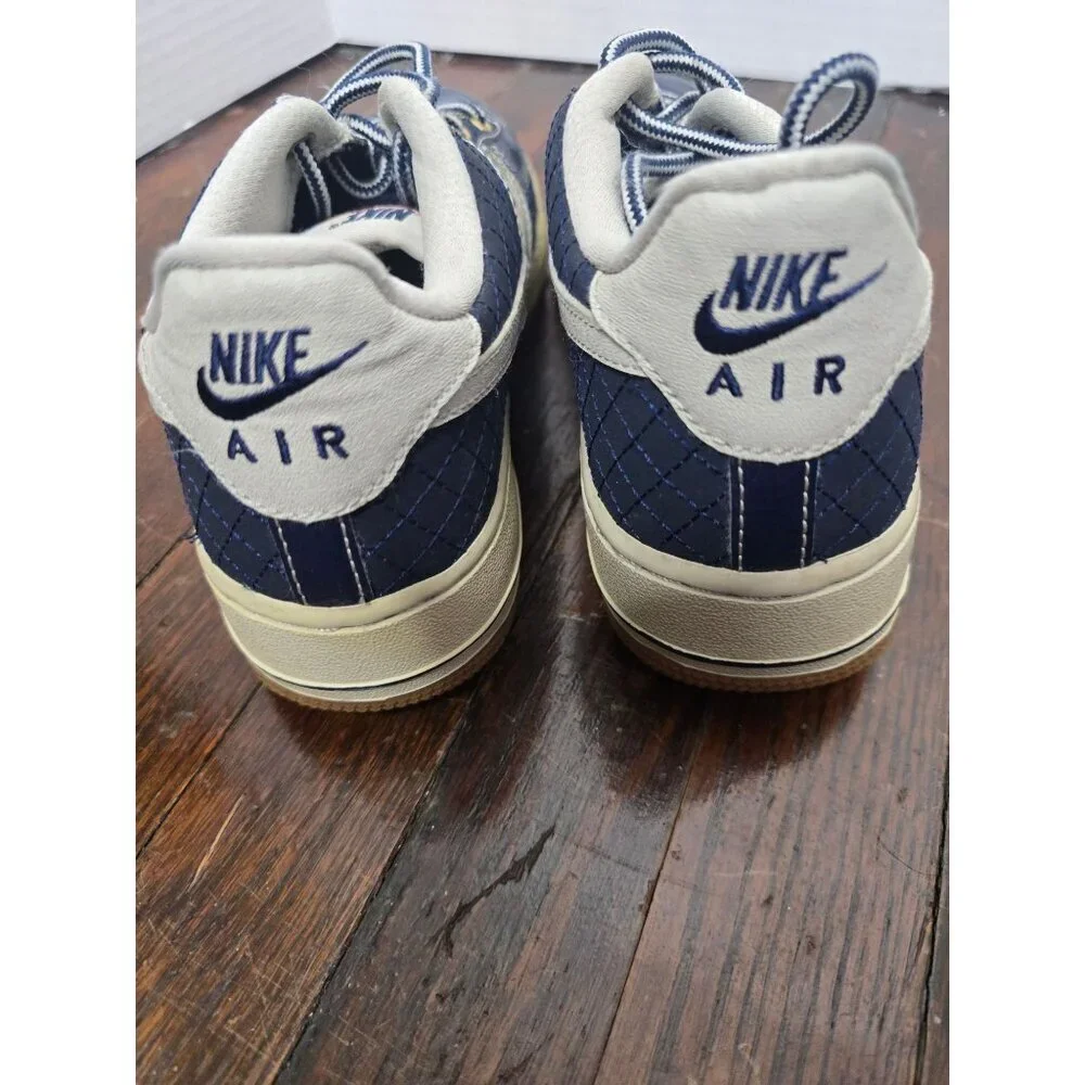 Nike Air Force 1 Premium GS Obsidian Gum Navy Blue Sneaker